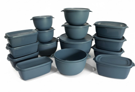 Kit potes herméticos de plástico (sugestão 3)