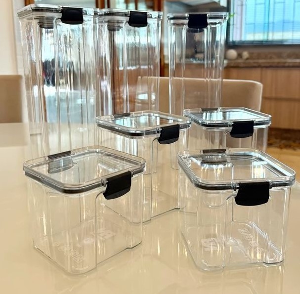 Kit potes herméticos (sugestão 1)