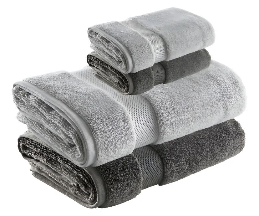 Jogo de toalha sugestão 3 (na cor cinza)