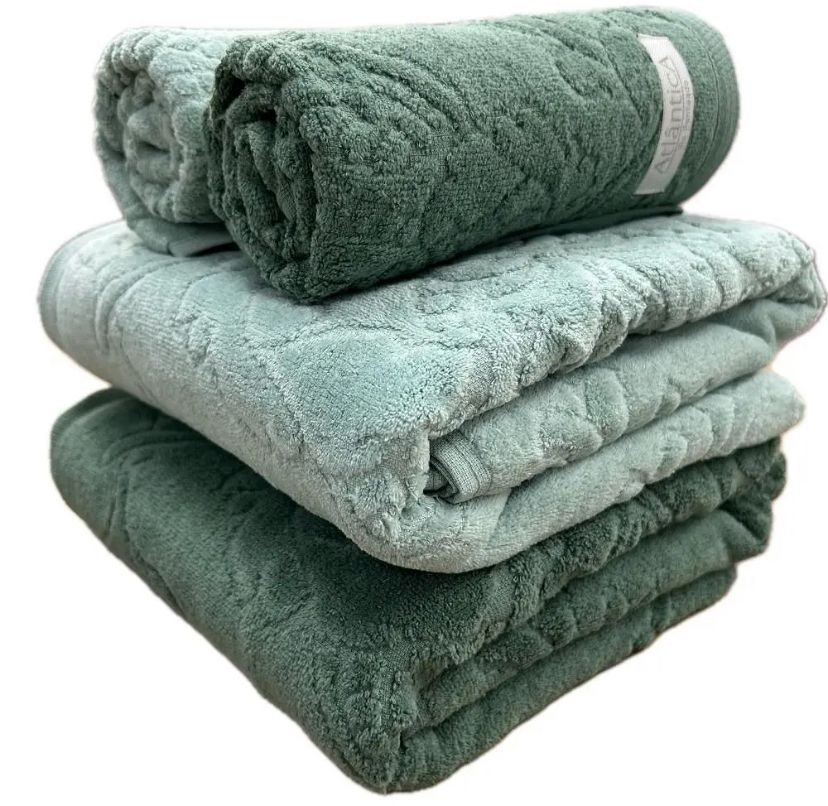 Jogo de toalha sugestão 2 (na cor verde)